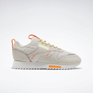 Reebok Classic Leather Ripple Trail Turnschuhe Damen - Zitrone/Orange - DE 528-BTV